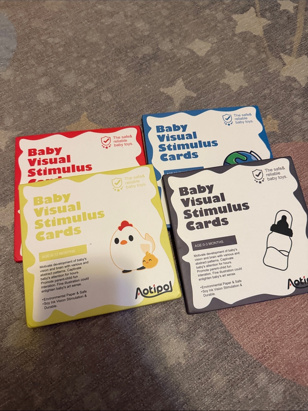 First Words & Baby Visual Stimulus Cards Set - Multicolor - Picture 5 of 6